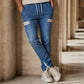 🔥 Tijdelijke Aanbieding ✨ Heren Slim Fit Denim Joggingbroek 👖 Elastische Tailleband, Jeanslook & Ultiem Comfort