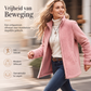 Dames winterjack met volledige rits en opstaande kraag