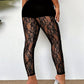 Sexy doorschijnende mesh broek van kant voor dames