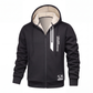 ❄️ Speciale aanbieding ✨ Warme Herenjas met Pluche Voering 🧥 Dikke Voering, Capuchon & Ultiem Comfort voor Koude Dagen