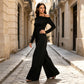 🔥 Gratis Verzending ✨ Dames Off-Shoulder Wide Leg Jumpsuit 👗 Elegante Pasvorm, Comfortabele Bewegingsvrijheid & Trendy Zomerlook