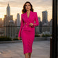 ✨ Nieuw binnen 👗 Dames Blazerjurk met Dubbele Knoopsluiting ✨ Elegante Pasvorm, Chique Uitstraling & Veelzijdige Stijl