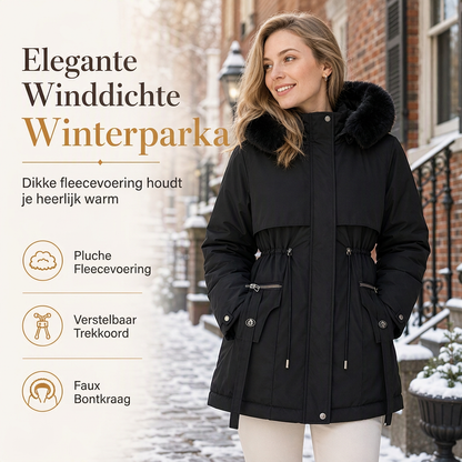 🔥Gratis verzending✈️Dames Gewatteerde Parka met Imitatiebont – Warm, Elegant & Comfortabel 🧥