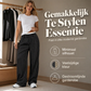 🔥Populair product! ✨Recht gesneden damesbroeken met hoge taille