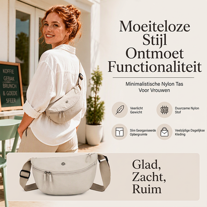 💎 Exclusieve Deal – Minimalistische halve maan crossbody tas 👜 Elegant design, compacte vorm & perfect voor dagelijks gebruik ✨