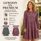 🍂🔥 50% KORTING VOOR EEN BEPERKTE TIJD! 👗 Vintage corduroy jurk voor dames – met lange mouwen, elegant en comfortabel voor de herfst ✨