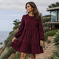 🍂🔥 50% KORTING VOOR EEN BEPERKTE TIJD! 👗 Vintage corduroy jurk voor dames – met lange mouwen, elegant en comfortabel voor de herfst ✨