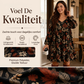 🔥Populair product! ✨Elegante damesjurk met esdoornbladprint