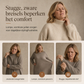 ✈️Gratis verzending✨ Nieuwe Look 💫 Oversized Gebreide Jurk met Mock Neck en Ruche van Tule – Vrouwelijk, Uniek & Trendy