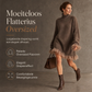 ✈️Gratis verzending✨ Nieuwe Look 💫 Oversized Gebreide Jurk met Mock Neck en Ruche van Tule – Vrouwelijk, Uniek & Trendy