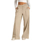 🍂✨Casual broek met wijde pasvorm, trekkoord en elastische tailleband voor dames