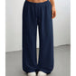 Casual joggingbroek voor dames met wijde pijpen en trekkoord