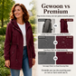 🌧️ Tijdelijke Aanbieding ✨ Dames Windjack met Capuchon – Halflange Waterafstotende Jas voor Comfort & Bescherming