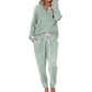 🔥Gratis verzending✈️Dames 2-Delige Set met Knooptop & Broek met Trekkoord – Comfortabele Casual Outfit voor Elke Dag