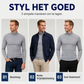 📊 Meer dan 200.000 verkochte exemplaren – Bedankt met 50% korting! Slim-fit coltrui voor heren