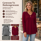 ✨ Nieuwe Collectie 💎 Casual Dames T-shirt met V-Hals en Lange Mouwen – Comfortabele Basic Top voor Elke Dag