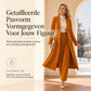 ✈️Gratis verzending🍂 Herfst Favoriet ✨ Elegante Dames 2-Delige Outfitset met Retro Lange Mouwen Jas & Eenvoudige Broek – Chique Casual Look