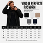 🏃‍♀️ Wordt snel uitverkocht – mis deze kans niet! Casual gebreide hoodie met rits voor heren