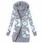 🔥 50% korting 🔥 Halflange gebreide hoodie voor dames, met katoenen voering