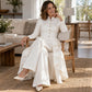 🔥Gratis verzending✈️✨ Elegante Lange Damesmantel 🧥 & Wijde Broek Set, Chique Outfit voor Werk & Feest ✨