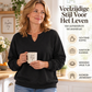 ✨🤍Casual Sweatshirt voor Dames met Gesplitste V-hals, Losse Pasvorm🍂