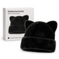 🐱Damesmuts van pluizig imitatiefur (mink) met schattige berenoortjes – warme wintermuts voor koud weer🧢