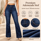🔥Gratis verzending✈️Dames elastische jeans met hoge taille en flared pijpen