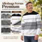 🤩 Haal het vandaag nog voordat het uitverkocht is!👇🎁Heren Casual Ronde Hals Gestreept Sweatshirt