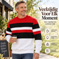 🤩 Haal het vandaag nog voordat het uitverkocht is!👇🎁Heren Casual Ronde Hals Gestreept Sweatshirt
