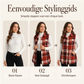 💥50 % korting! Alleen vandaag!💥 Damesvest met ruitpatroon, knoopsluiting en zakken