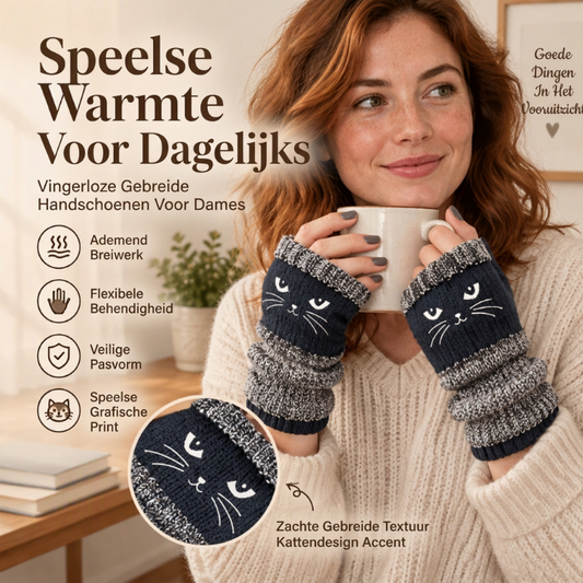 🎉Meer dan 100.000 tevreden klanten!🎉 Warme, halfvingerige gebreide handschoenen voor de winter