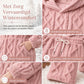 🔥 50% KORTING + GRATIS VERZENDING 🚚 Zachte 2-delige loungewear-set voor dames – hoodie & broek