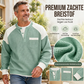 🧶Herens casual Henley-shirt met kleurblokken en wafelpatroon
