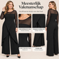 🔥Gratis verzending✈️Elegante dames jumpsuit van mesh met lange mouwen en wikkeloverlay