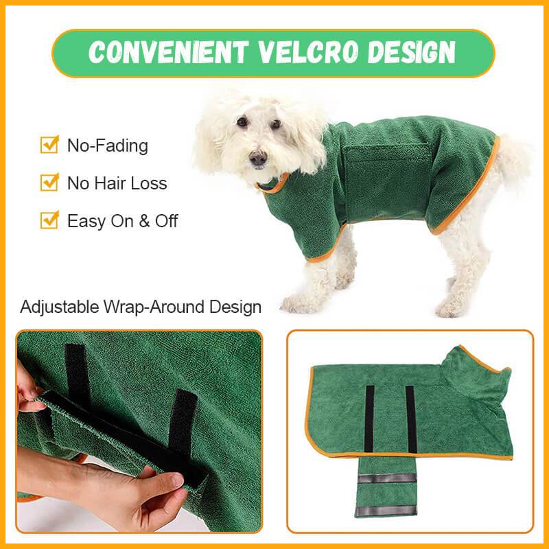 Super Absorbent Pet Bathrobe-2