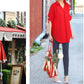 Straatmode V-Hals Casual Losse Comfortabel Shirt Voor Dames