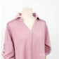 Straatmode V-Hals Casual Losse Comfortabel Shirt Voor Dames
