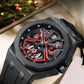 🎁Mannen uitholling modieus waterdicht kwartshorloge ⌚