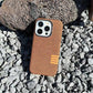 Nieuwe stijl linnen textuur telefoonhoesje (iPhone-serie)